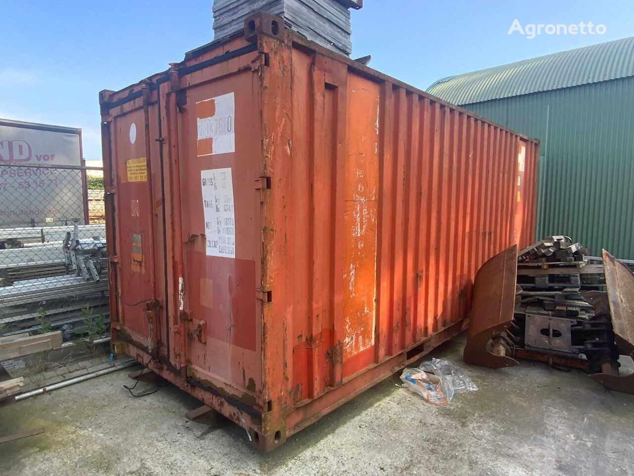 Opslagcontainer fabric hangar