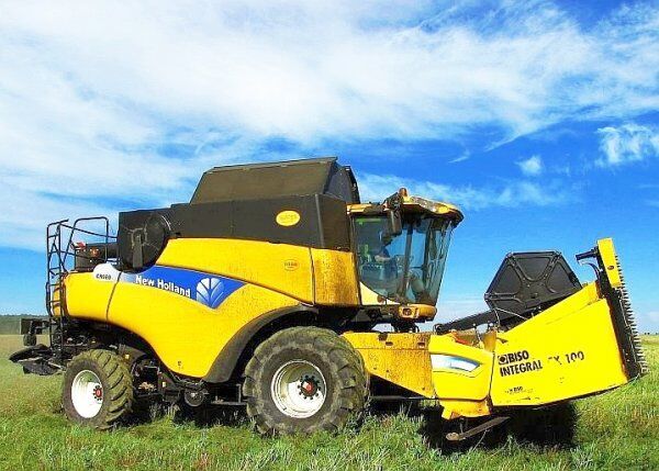 New Holland CR 980 (351) +BISO: VX 750 Crop Ranger +CX100 grain harvester