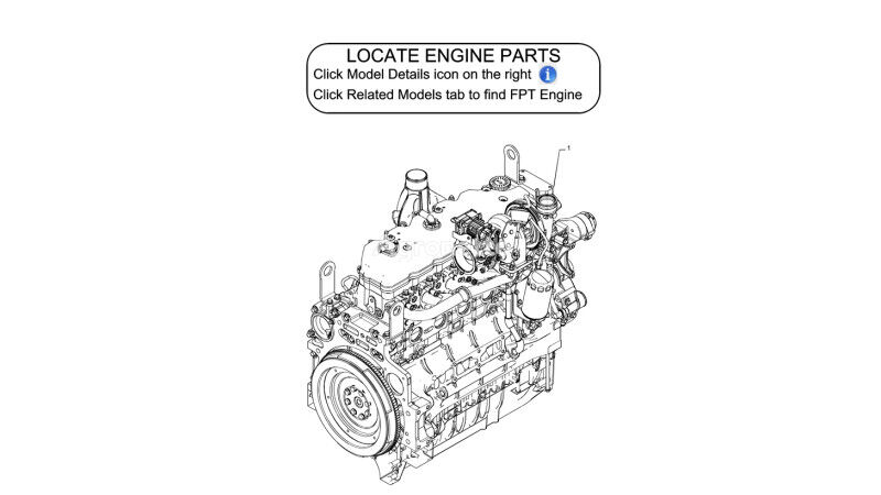 engine for New Holland T6070  wheel tractor