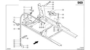 Claas Lexion 560 WSPORNIK SILNIKA  0007969421 (Silnik cat c9; konsola, 0007969421 engine support cushion for Claas Lexion 560  grain harvester