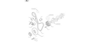 504368729 pulley for New Holland T6090 T6070  wheel tractor