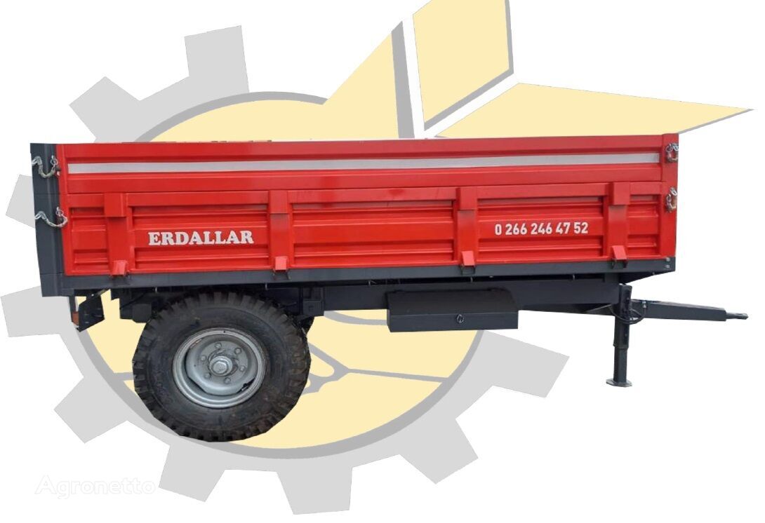 new Erdallar SINGLE AXLE 3-SIDE TIPPING TRAILER RMK-80-13 tractor trailer