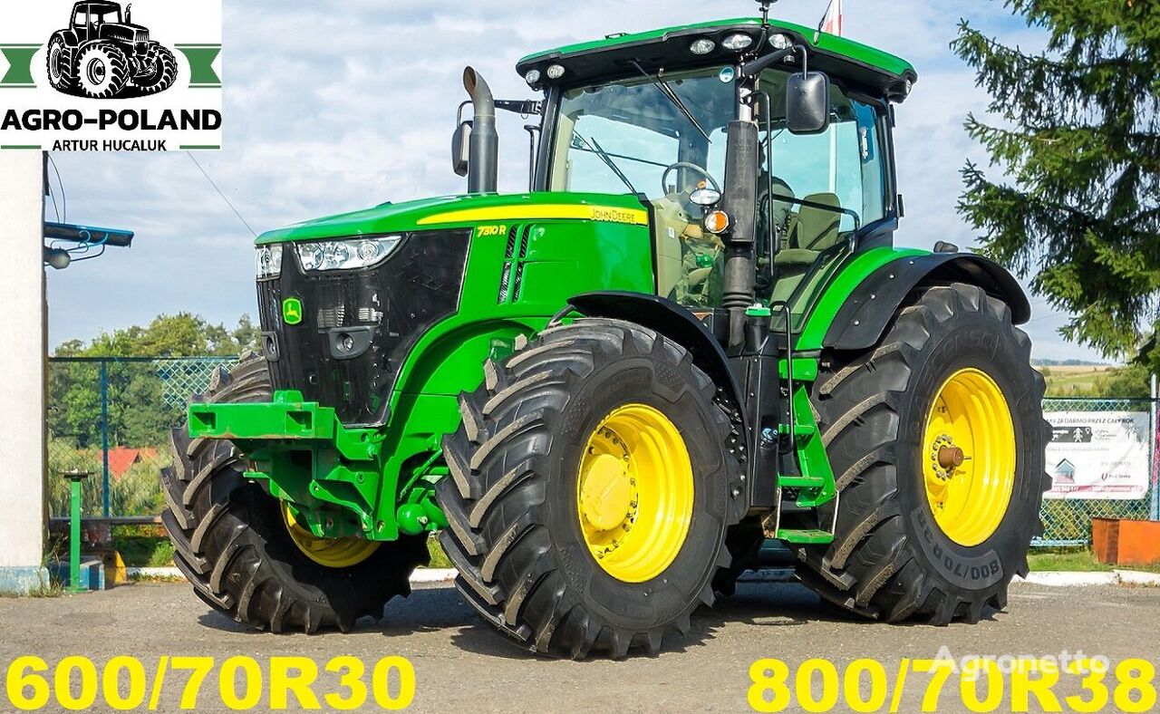 John Deere 7310 R - TLS - 2014 - ORYGINALNE OPONY wheel tractor
