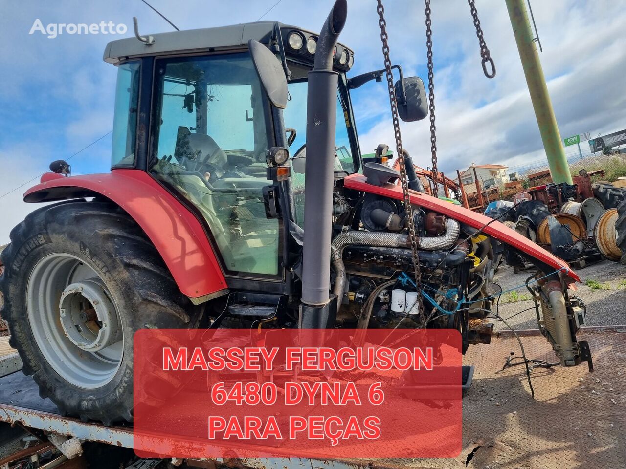 Massey Ferguson 6480 Dyna 6 para peças  wheel tractor